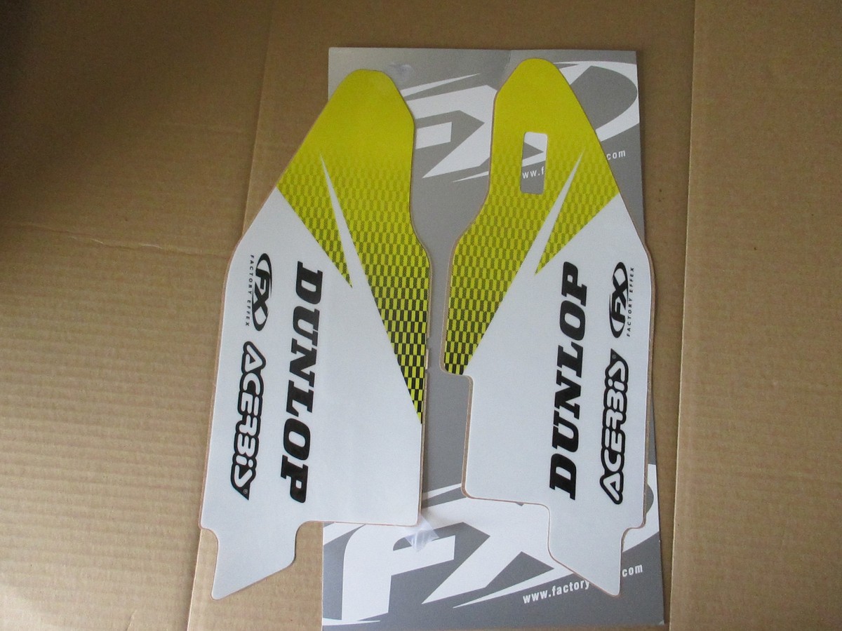 FX FORK GUARD GRAPHICS SUZUKI 04-08 RM125 RM250, 07-17 RMZ250, 05