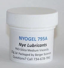 Nye Lubricants 25g Jar Nyogel 795A Light Damping Synthetic Grease (Sub For 774)