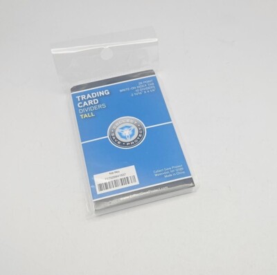 (10-Pack) CSP 28pt Tall Trading Card Dividers - Taller Size Sits Higher In Boxes