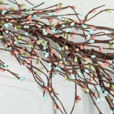 54" Long Spring Time Pastels Pip Berry Indoor Garland