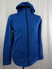 Womens DKNY hoodie jacket blue small S size 10 polyester