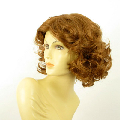 Perruque Mi-longue Femme – Blond Foncé Vénitien – Bonnet Classique Taille Moyenne – Synthétique – Neuf Avec étiquette