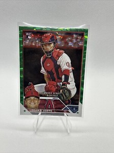2023 Topps Update Series - Rookie Debut Green Foil #US93 Logan O'Hoppe /499 (RC)