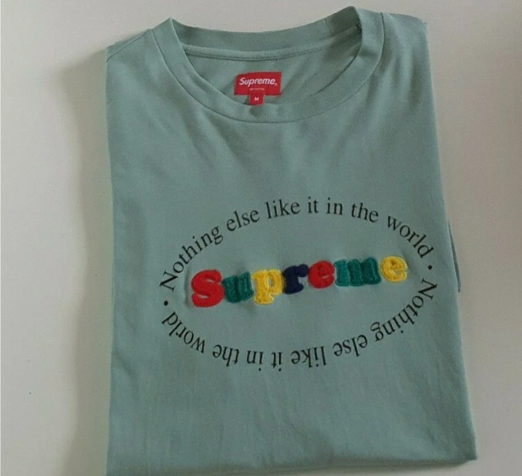 SS20 Supreme Nothing Else S/S Haut Poussiéreux Bleu Sarcelle T Shirt Taille M