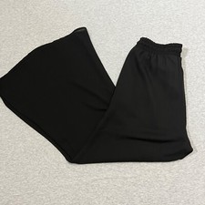 Show Me Your Mumu Wide Leg Pants Womens Small Black Flowy Dress Flare Semi Sheer