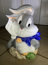 Cookie Jar Ceramic Bugs Bunny Looney Tunes Mel Blanc AWESOME NICE L@@K