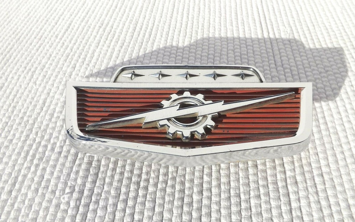 1961-1966 Ford f-100 Mercury Lightning bolt hood ornament OEM