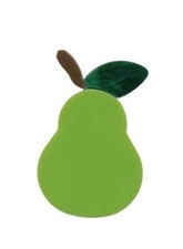 Last Ones GREEN PEAR 96 COE Precut Glass Shapes Fusing Mosaics Fruit