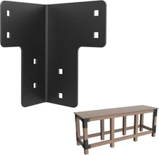 Heavy Duty Workbench Bracket Kit - 8 PCS 4mm/5mm Garage Legs for DIY Shop Table 