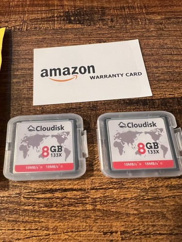 2 x Cloudisk SD Card 8GB Memory Card - Photo 2 sur 4