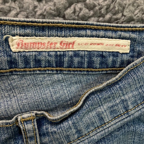 Z Cavaricci Jean Womens 8 Low Down Sexy Bumpster Flare Cowgirl Denim Pants 32x32 - Picture 5 of 12