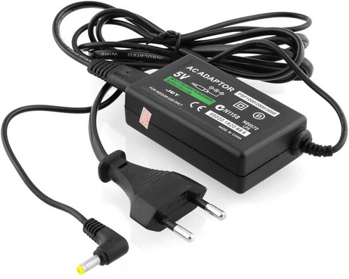 Black EU Power Supply Power Supply Charger Cable Compatible with PSP 1000 2000 3000 - Picture 3 of 6