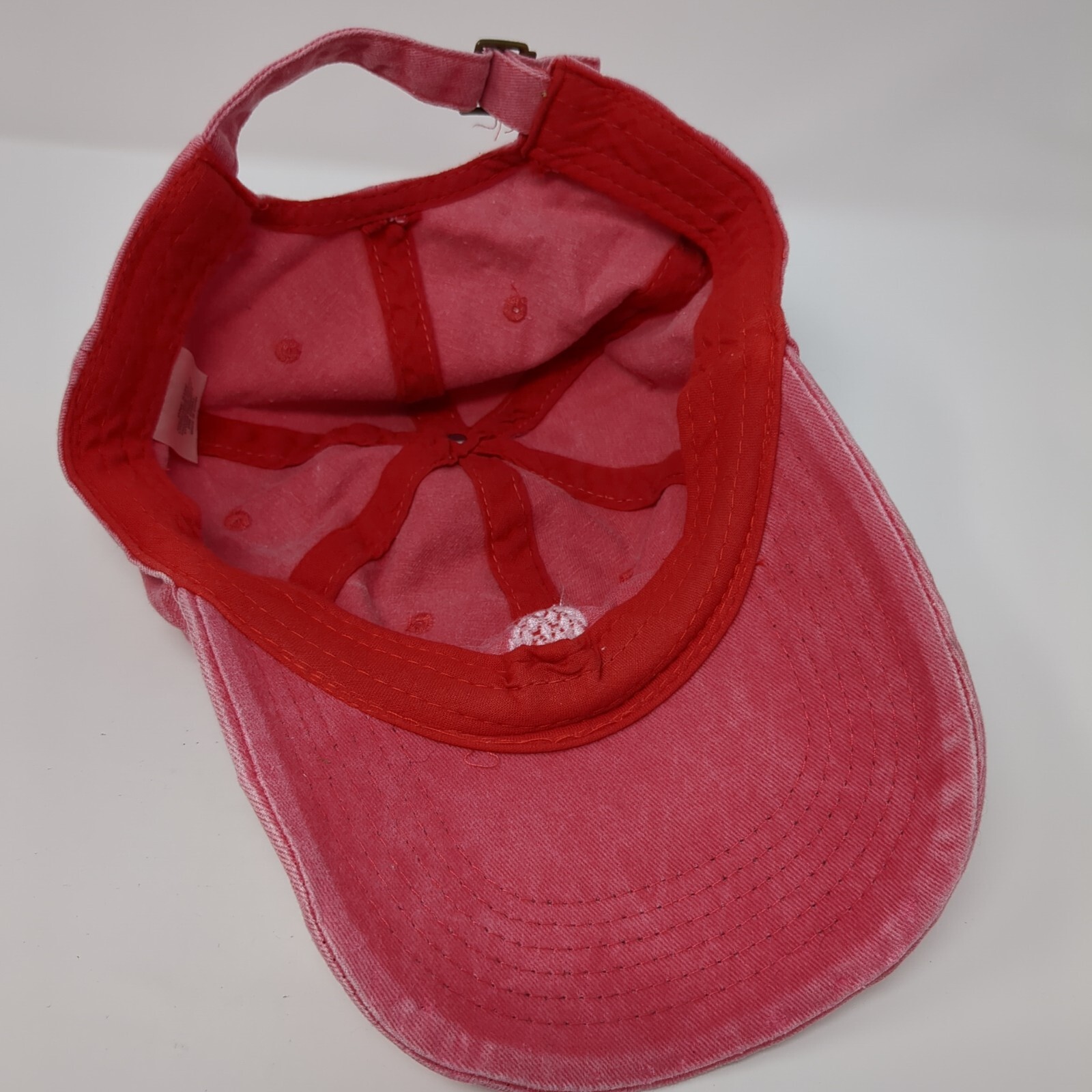 Pineapple Slideback Hat Red One Size Embroidered … - image 9