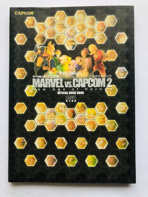 Marvel vs. Capcom 2 New Age Heroes Guide Book PS2 XBOX Strategy First Edition