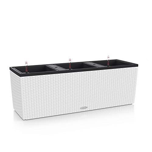 Lechuza Trio Cottage 30 Vaso Fioriera in Resina per Piante Set Completo - Bianco