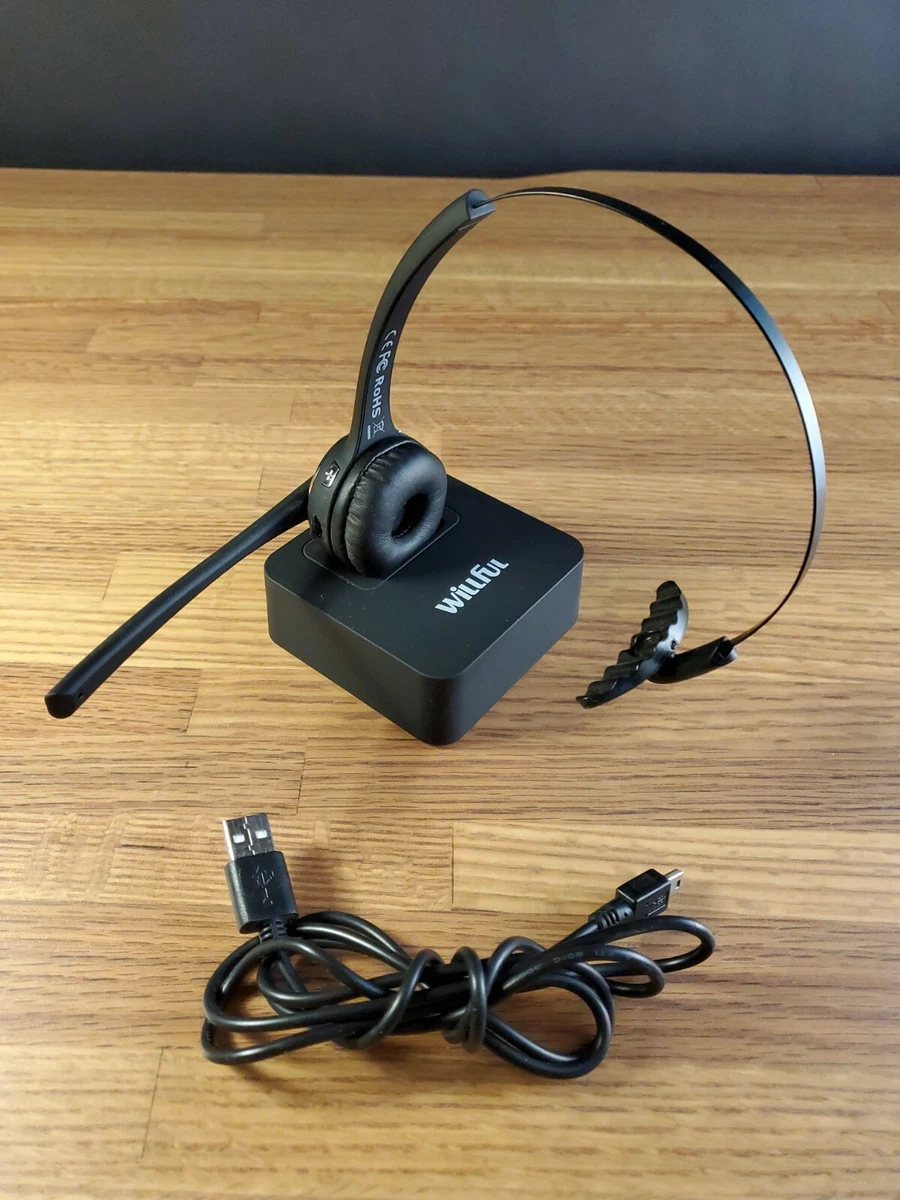 Trucker Bluetooth Headset Willful Wireless Headset charging base