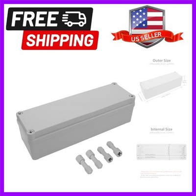 Waterproof Junction Box ABS Plastic Project Box Dustproof Electrical Box Outd...