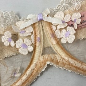 Agent Provocateur Bethanie Ivory Lilac Bra 34D New