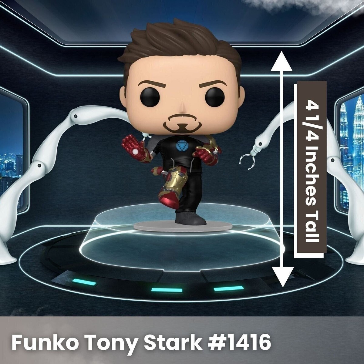 Tony Stark Funko Pop! The Infinity Saga - Glow EE Vinyl Figure
