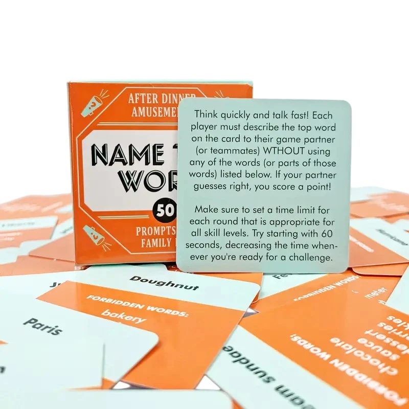 Name That Word Card Game After Dinner Amusements Party Family Fun Travel Gift - Image 3 of 4