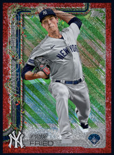 Topps BUNT 2025 Topps Holiday RED Max Fried. New York Yankees. Rare DIGITAL