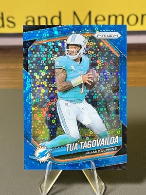 2025 Panini Prizm - Tua Tagovailoa #58 No Huddle Blue Prizm /125