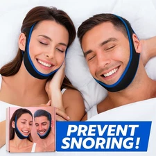 Anti Snore Chin Strap Stop Snoring Sleep Apnea Belt Jaw Support solution Safety