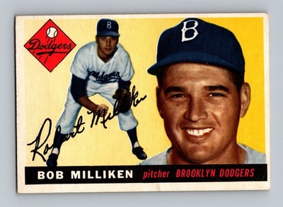 1955 Topps #111 Bob Milliken VGEX-EX Vintage Baseball Card