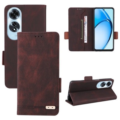 For OPPO A60 Magnetic Clasp Leather Phone Case cover shell