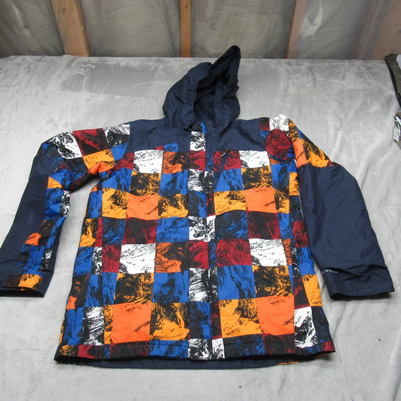 Columbia Kid Jacket XL 18/20 Blue Whirlibird II Waterproof Ski Winter 3in1 Shell