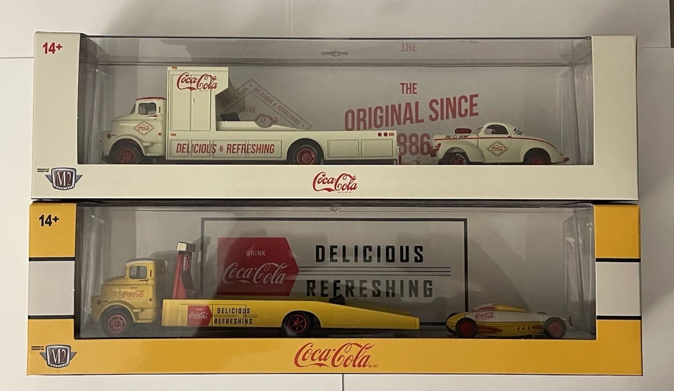 M2 Coca Cola Hauler Model Kit Lot Of 3 CHASE 1/750 41 Willy’s Coupe Gasser Belly - Image 2 of 4