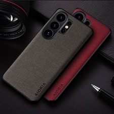 Case For Samsung S26 S25 S24 S23 S22 S21 Plus Ultra Note Fabric Feel Phone Cover