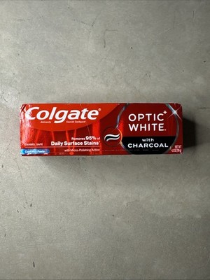 Colgate Optic White With Charcoal Toothpaste for Teeth Whitening Exp 9/27