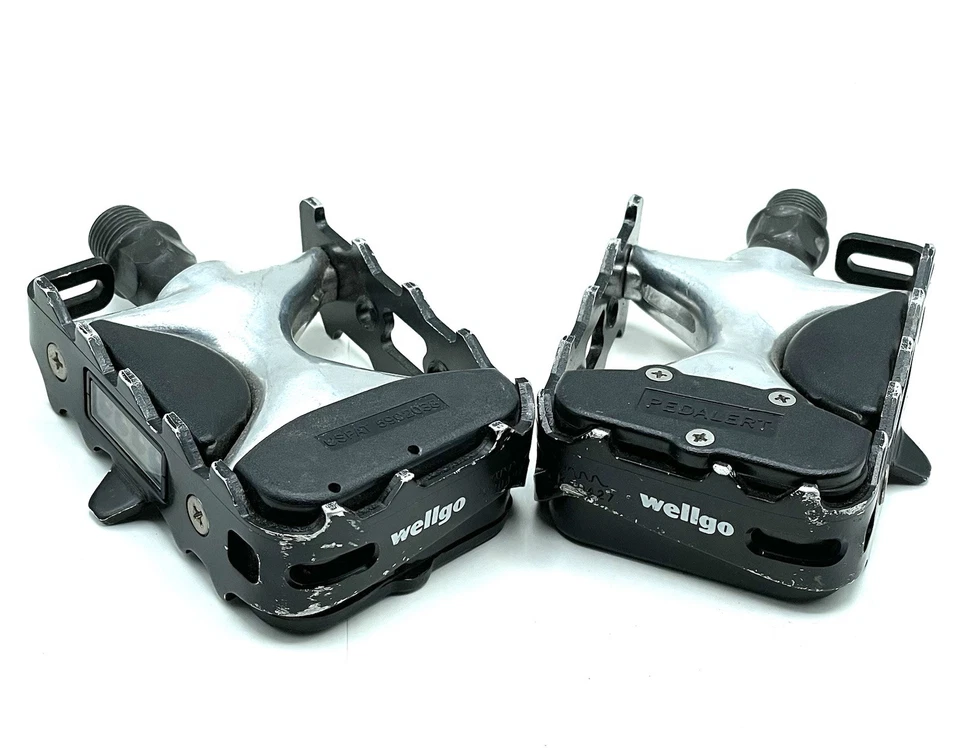 Pedales de plataforma iluminados Wellgo Pedalert cercanías / MTB / recreativos Foto 2 de 4