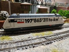 Re 460 Trix International 22581 DC HCB SBB Spur H0 OVP