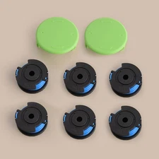 6 Pack Spool Line + Caps Fit For GreenWorks String Trimmer 29187 3411546A-6