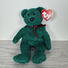 Ty Beanie Baby 2001 HOLIDAY TEDDY Bear 8.5" Plush Stuffed Animal Toy NWT
