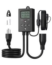 DEWENWILS Digital Repeat Cycle Timer Outlet Infinite Day Night Cycles 1625W