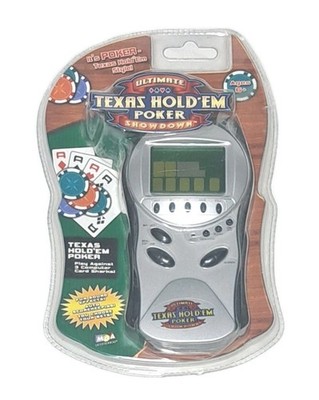 Vintage Ultimate Texas Hold'em Poker Showdown Handheld Game LCD MGA NOS