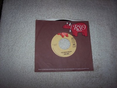 BEE GEES--TOO MUCH HEAVEN / REST YOUR LOVE ON ME  45    #2630