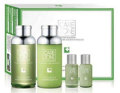 Care Zone P-Cure Pore Tuning Toner EX 170ml Emulsion EX 170ml Moisturizing K-Bea