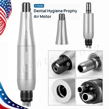 360  Swivel Dental Hygiene Prophy Handpiece Air Motor 4 Holes W/ 4:1 Nose cone