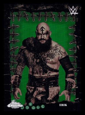 2025 Topps Chrome x Cactus Jack WWE Erik Famed Phantoms Green /99 #FMP-46