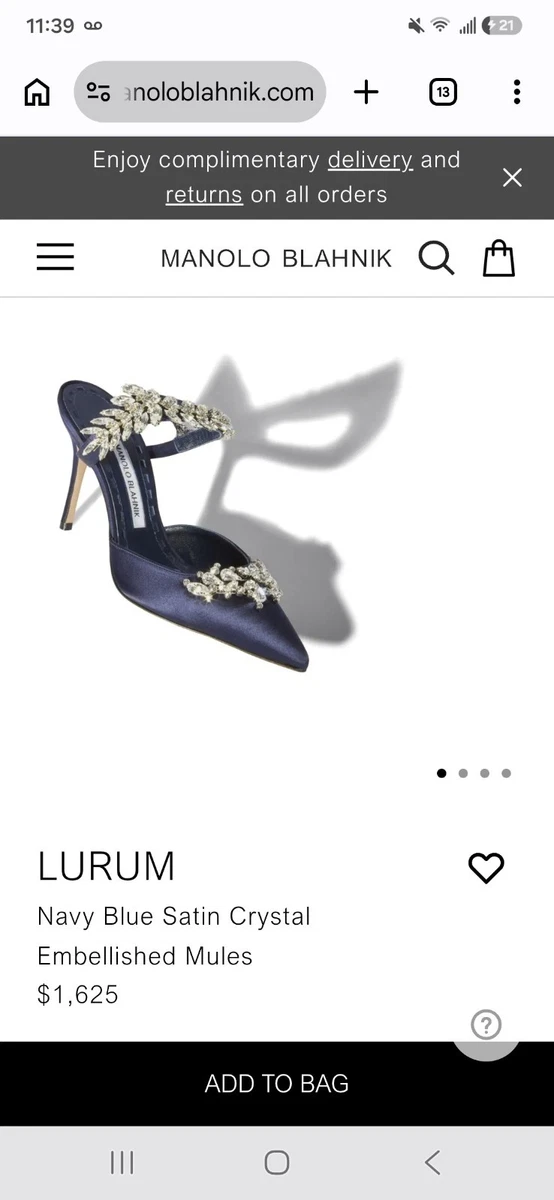 Manolo Blahnik ハンギシ38 Manolo Blahnik 38 for sale - eBay