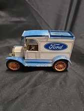 Used Vintage ERTL Replica 1913 Ford Model T Van Bank.