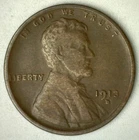 1913 D Lincoln Wheat Cent Coin 1c VF Penny Very Fine Denver Mint