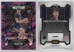 2024 Panini Prizm Draft Picks Purple Ice /149 Donovan Clingan #95 Rookie RC