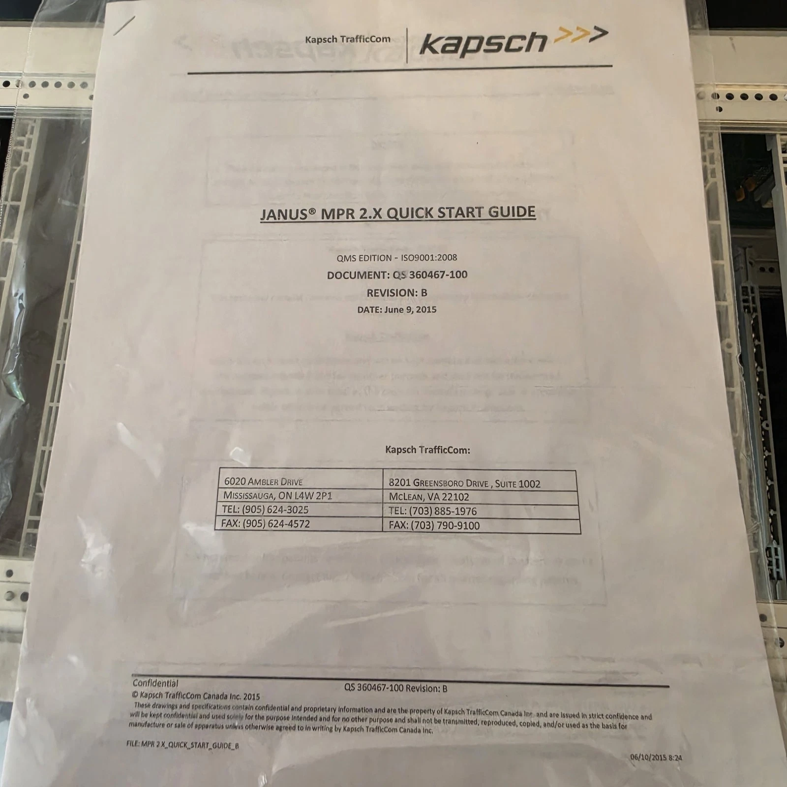 802260-101 Kapsch JANUS MPR2.3 Toll Reader MRFM-S Dual Controllers NOS - product detail image 9