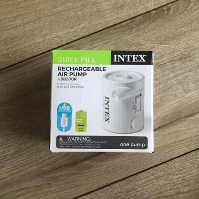 Intex Quick Fill Cylinder Mini Rechargeable Air Pump
