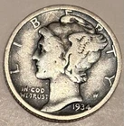 Mercury Dime Silver 1934